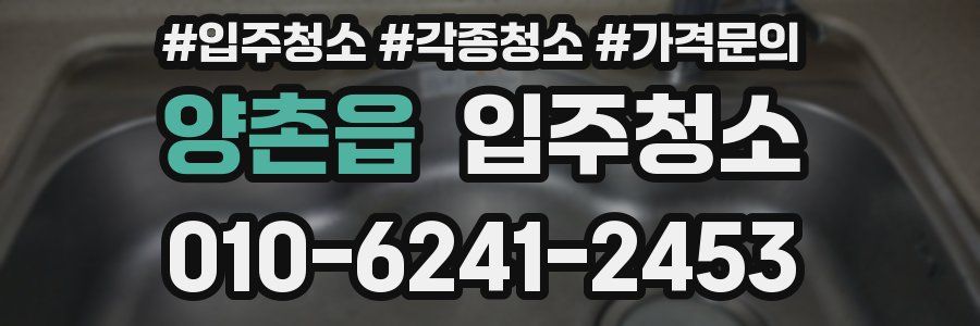 양촌읍 이사청소