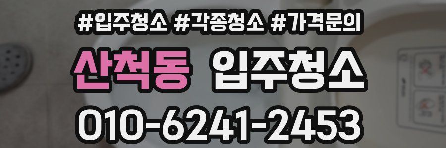 산척동 이사청소