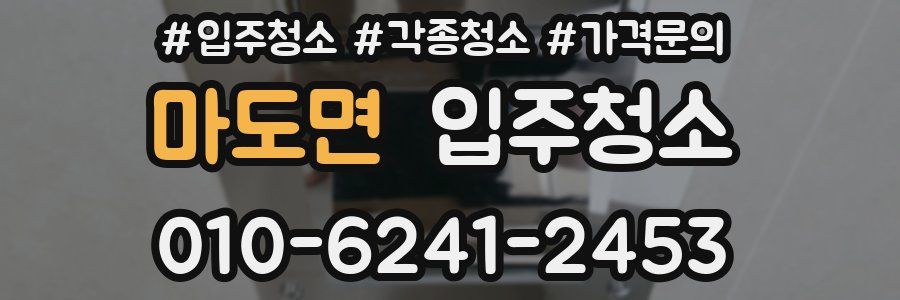 마도면 이사청소