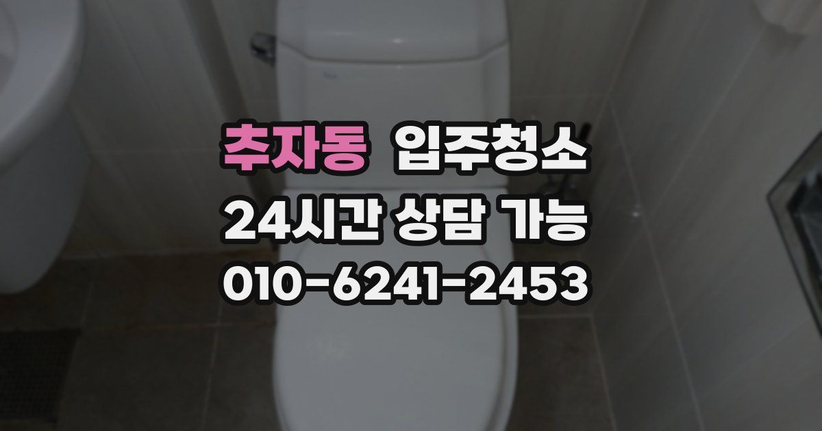 추자동 입주청소