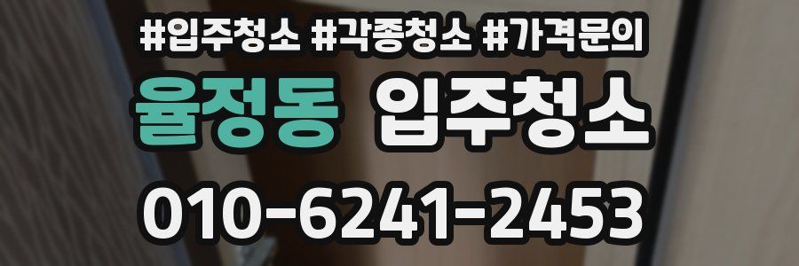 율정동 이사청소