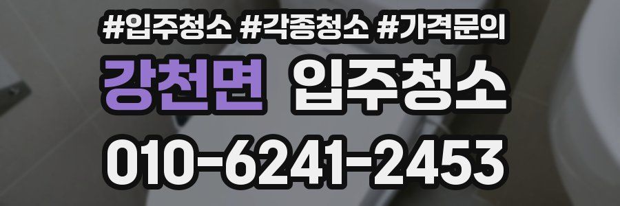 강천면 이사청소