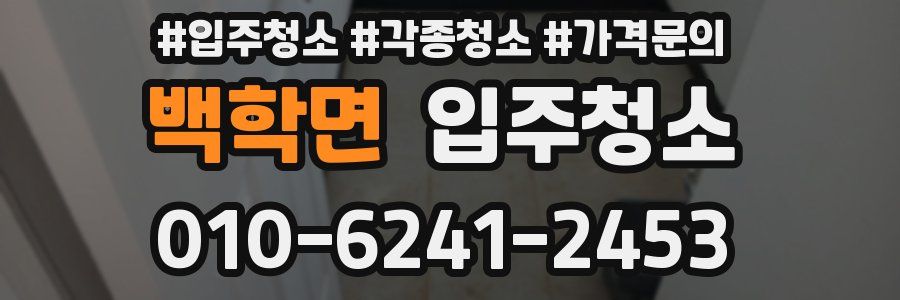 백학면 이사청소