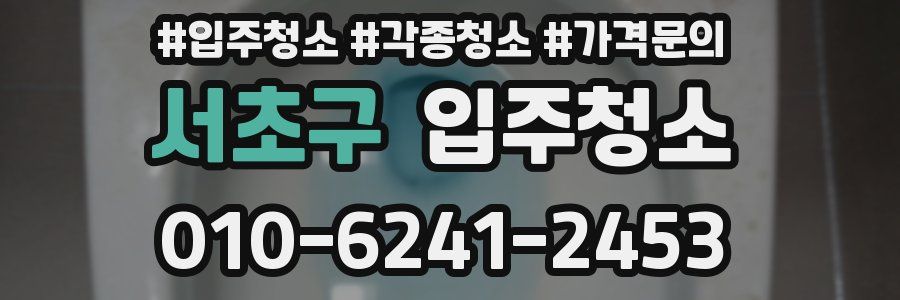 서초구 이사청소