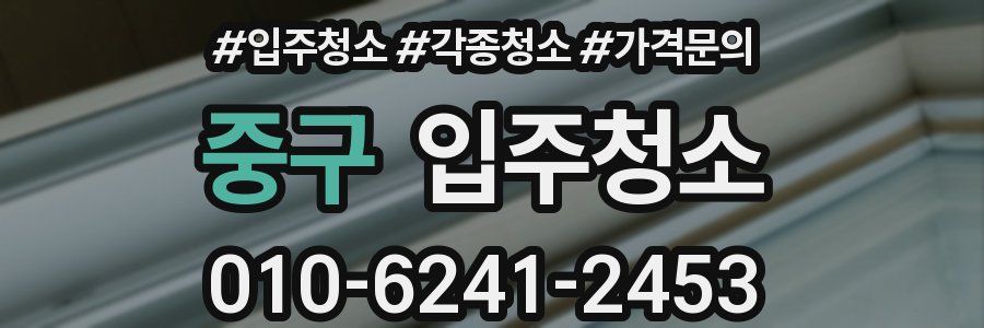중구 이사청소