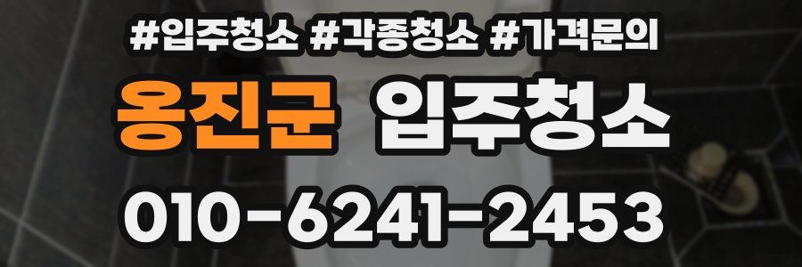 옹진군 이사청소