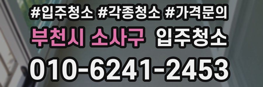 부천시 소사구 이사청소