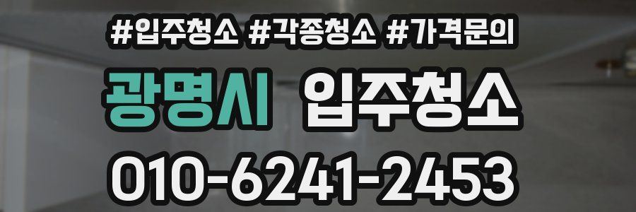 광명시 이사청소