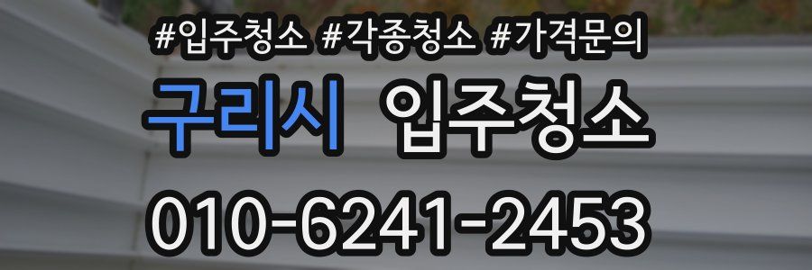 구리시 이사청소