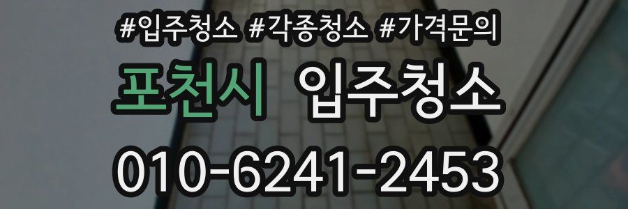 포천시 이사청소