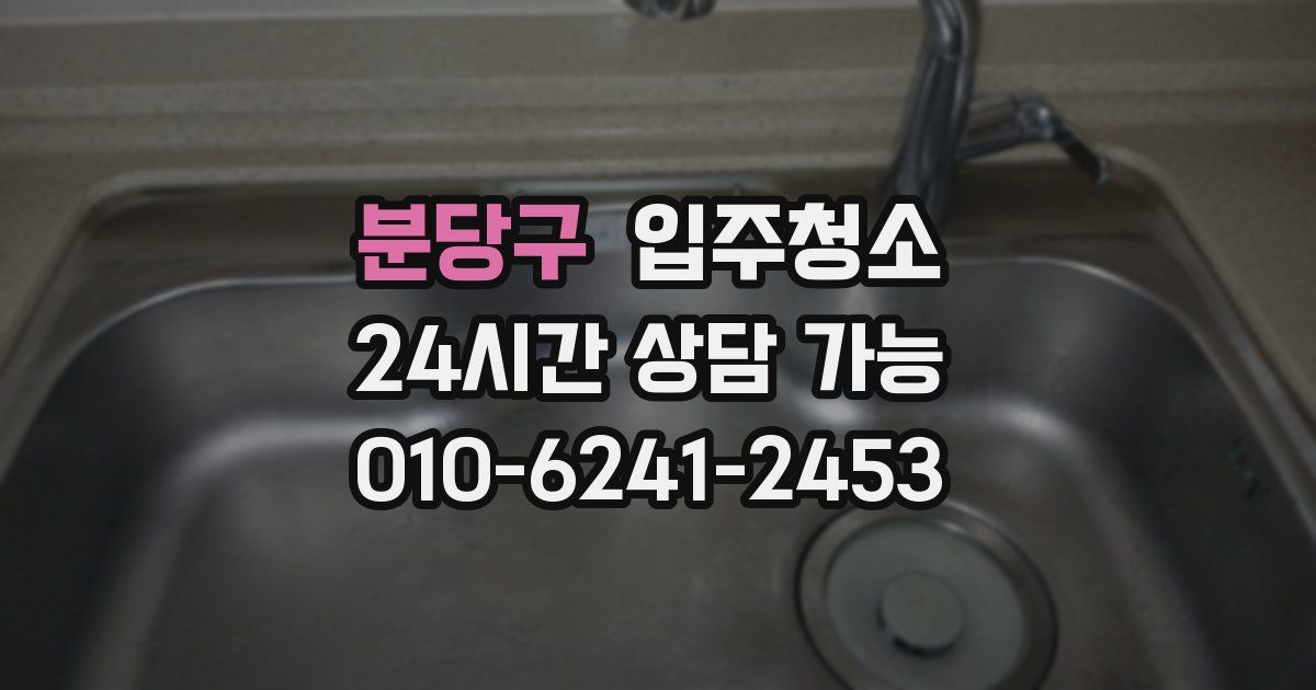 분당구 입주청소