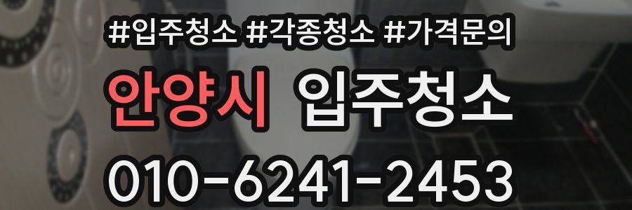 안양시 이사청소