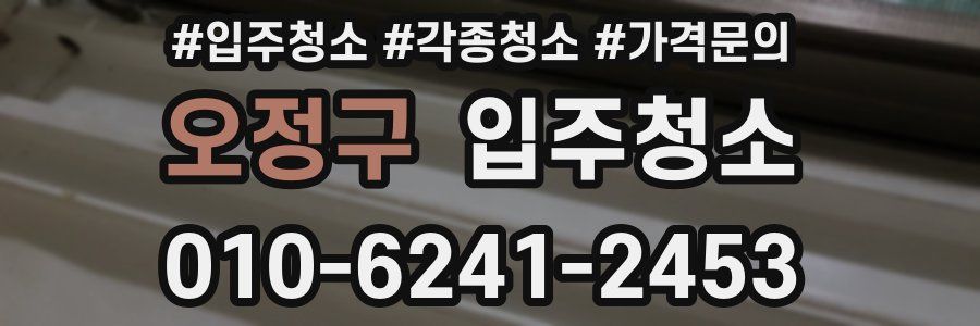 오정구 이사청소