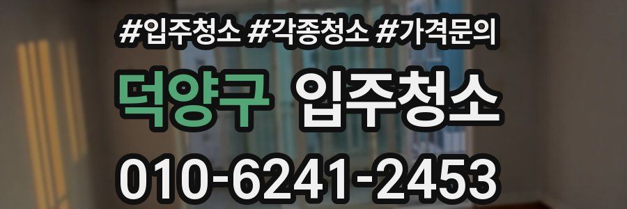 덕양구 이사청소