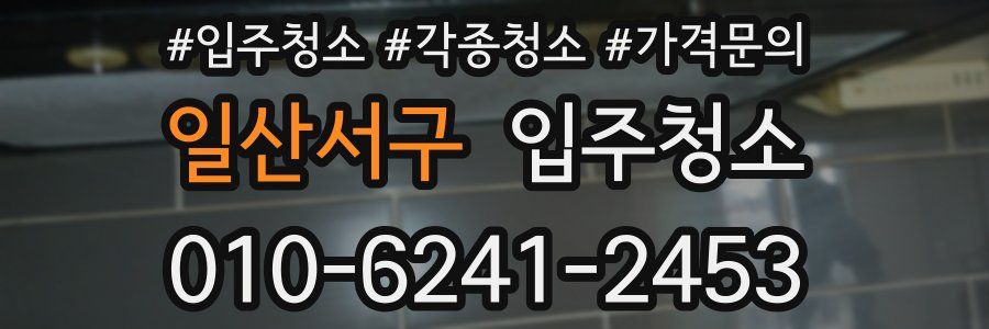 일산서구 이사청소