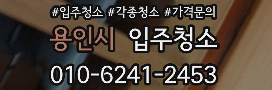 용인시 이사청소