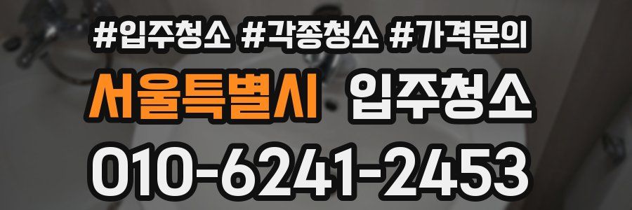 서울특별시 이사청소