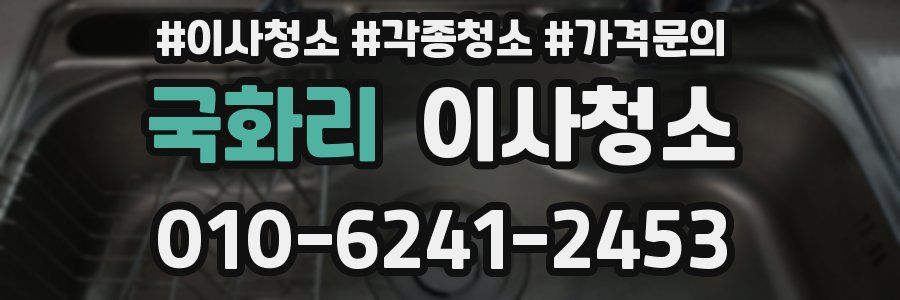 국화리 이사청소