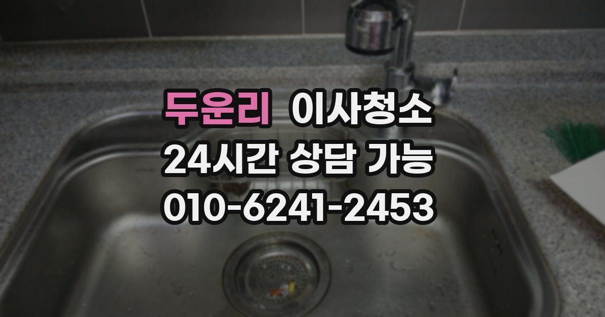 두운리 입주청소