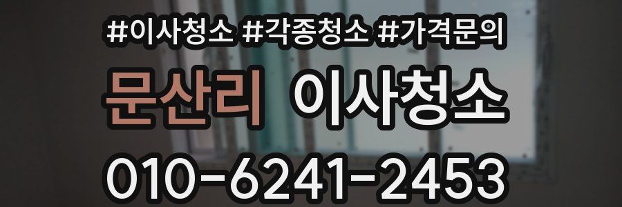 문산리 이사청소