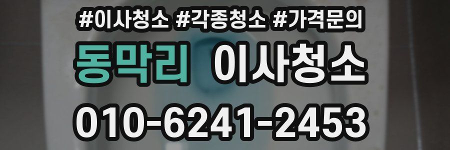 동막리 이사청소