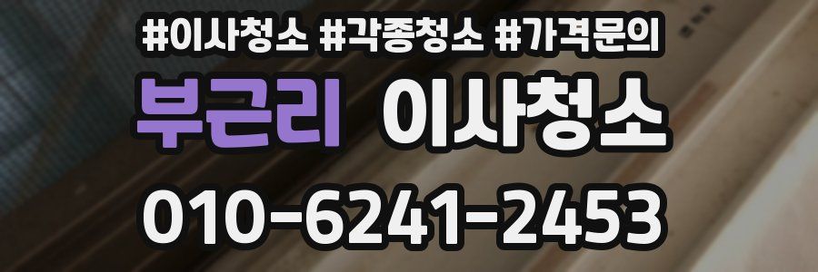 부근리 이사청소