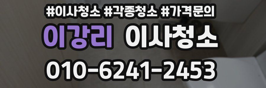 이강리 이사청소