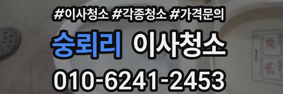 숭뢰리 이사청소