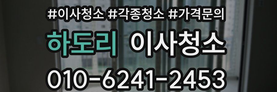 하도리 이사청소