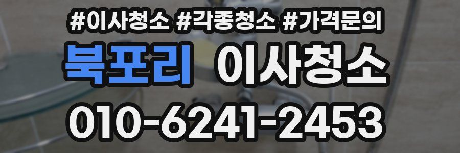 북포리 이사청소