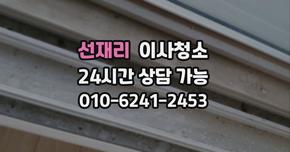 선재리 입주청소