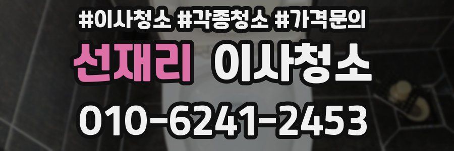 선재리 이사청소