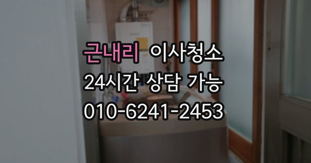 근내리 입주청소