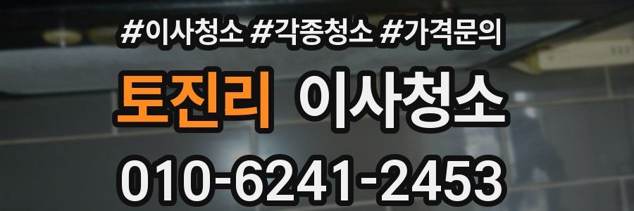 토진리 이사청소