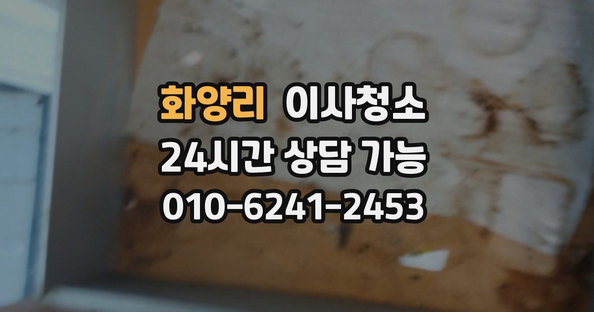 화양리 입주청소