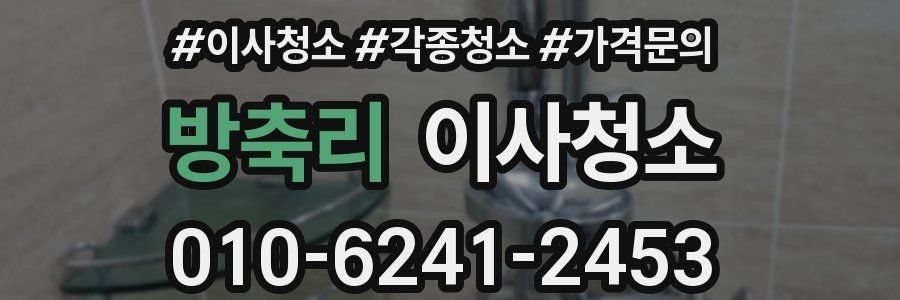 방축리 이사청소