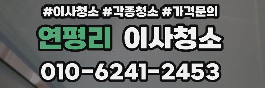 연평리 이사청소