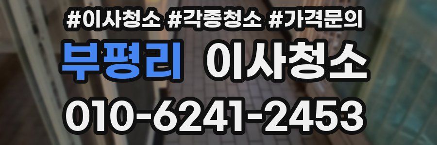 부평리 이사청소