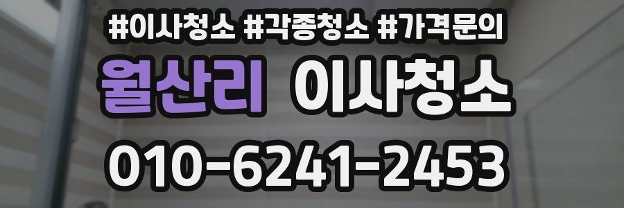 월산리 이사청소