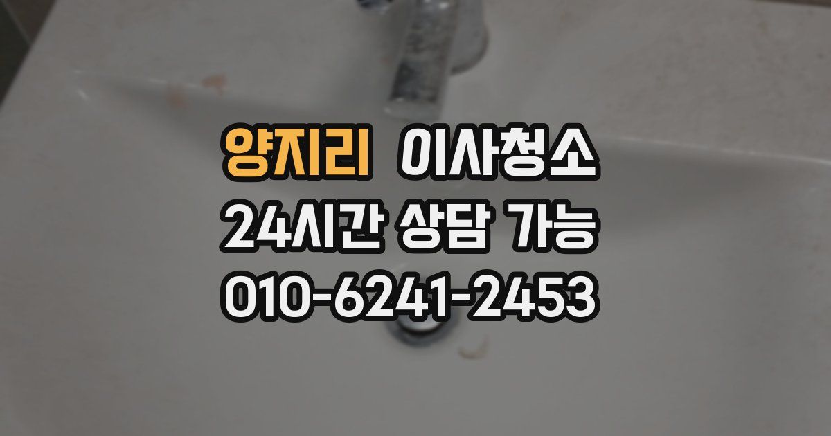 양지리 입주청소