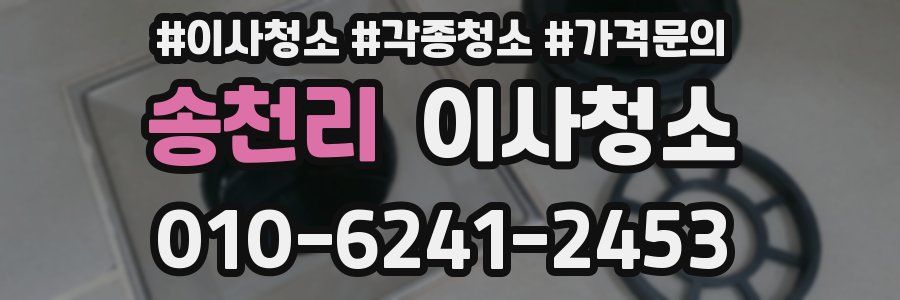 송천리 이사청소