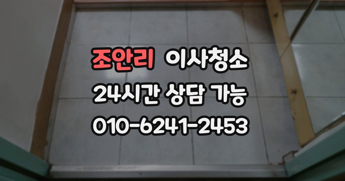 조안리 입주청소