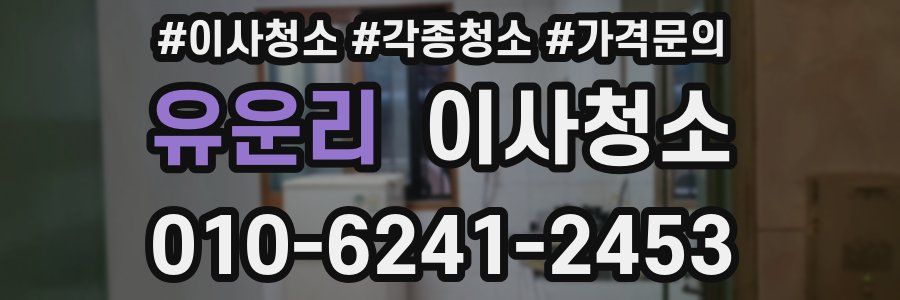 유운리 이사청소