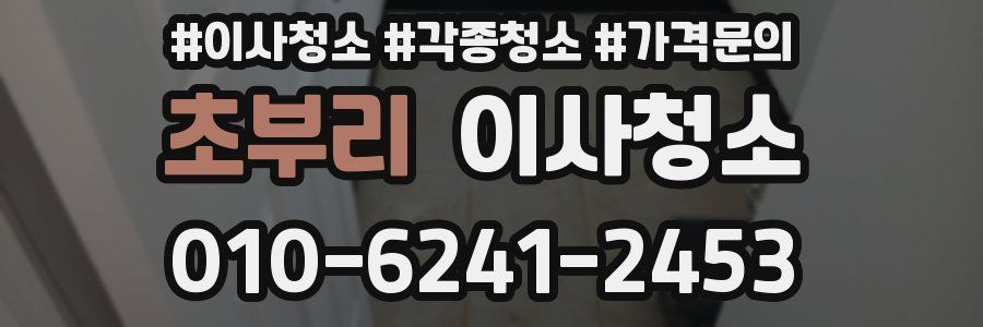 초부리 이사청소