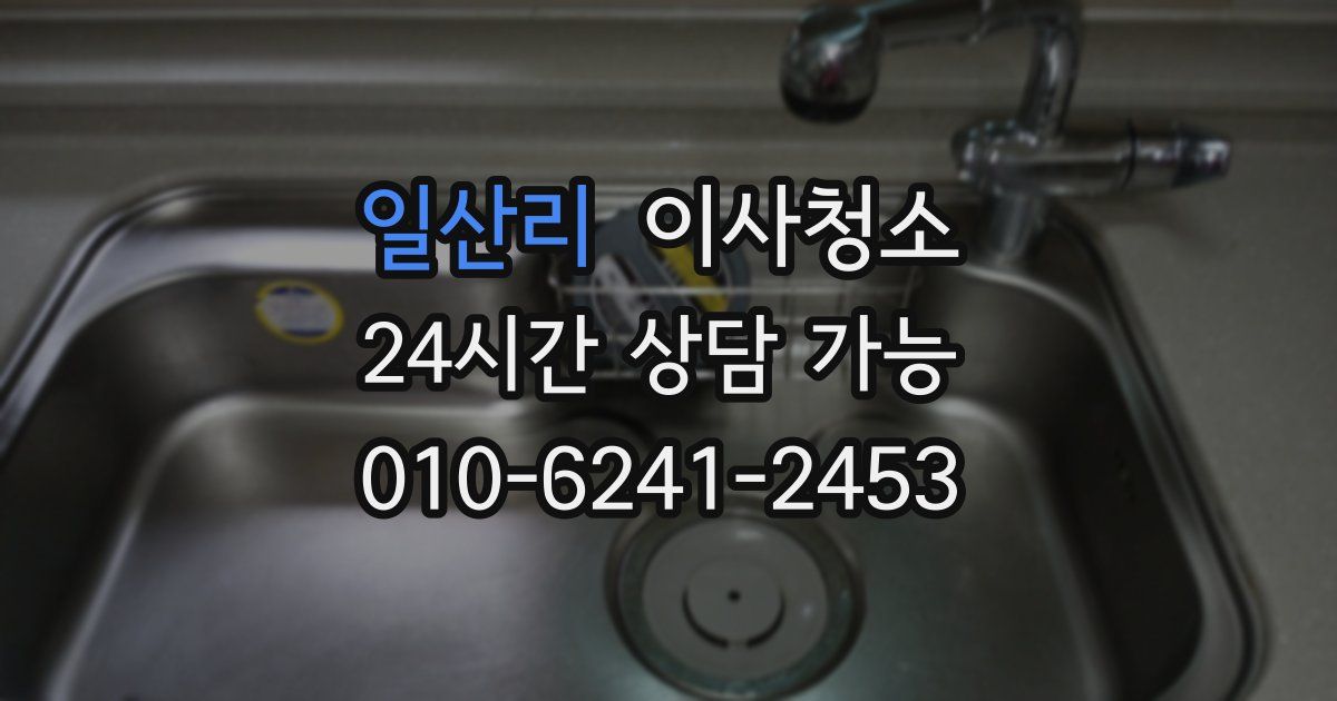 일산리 입주청소