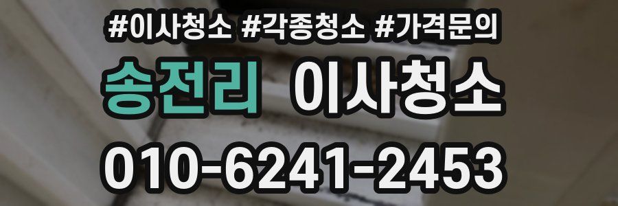 송전리 이사청소