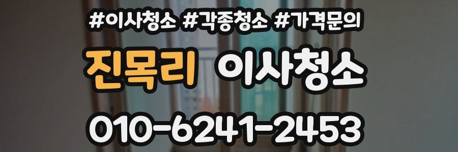 진목리 이사청소