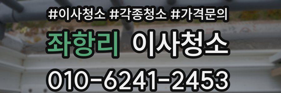 좌항리 이사청소