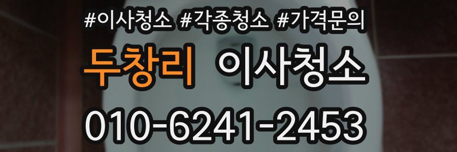 두창리 이사청소