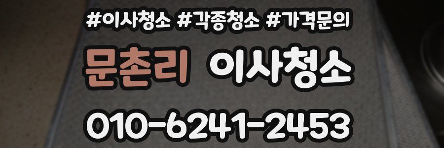 문촌리 이사청소